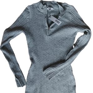 NWT BB Dakota Gray Large Sweater Dress